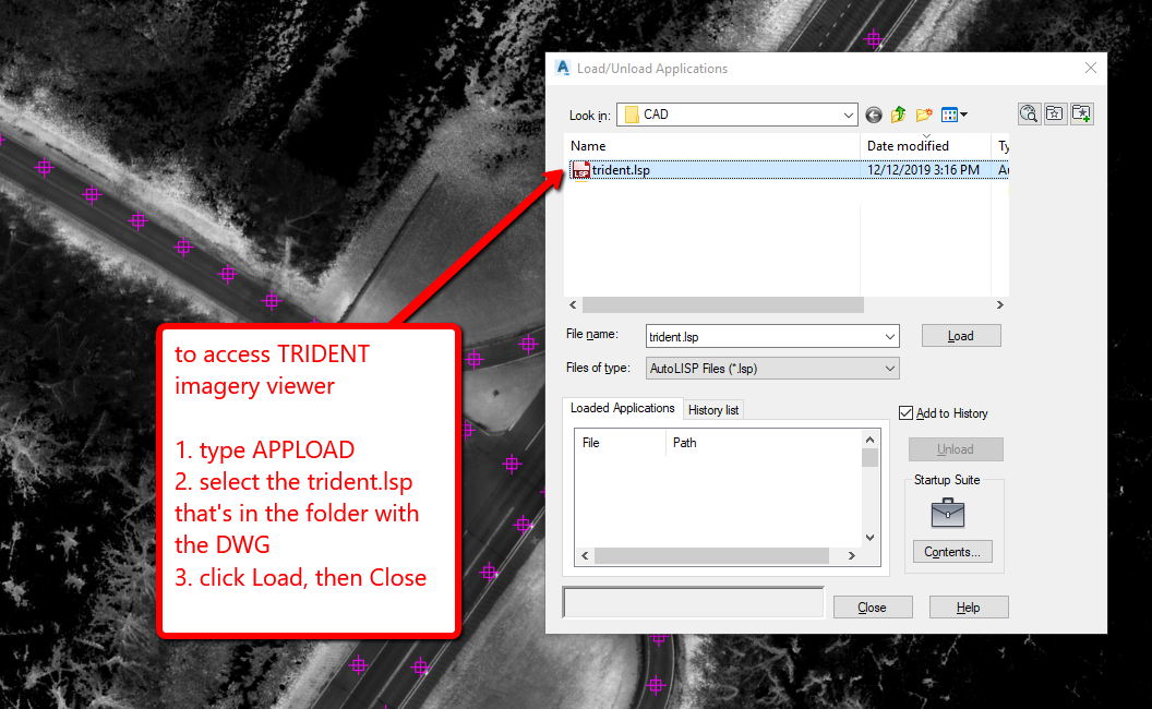 AutoCAD load